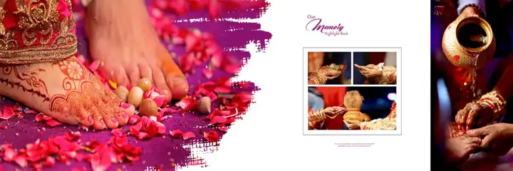 Indian Wedding Album 12x36 PSD – Premium Lace Ornaments Design