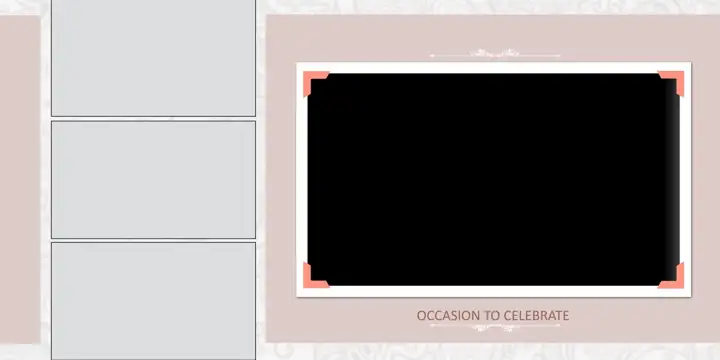 Karizma Wedding Album 12x24 PSD – Minimal Damask Texture Design