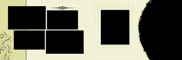 Karizma Wedding Album 12x36 PSD – Charming Gold Frame Design