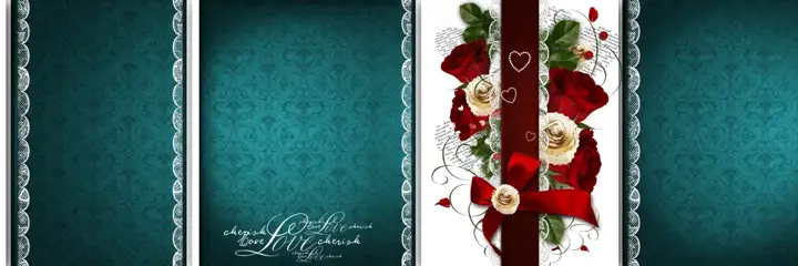 Karizma Wedding Album 12x36 PSD – Graceful Gold Frame Design