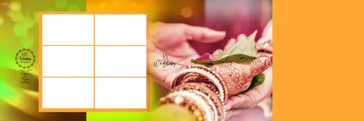 Karizma Wedding Album 12x36 PSD – Vibrant Bokeh Lights Design