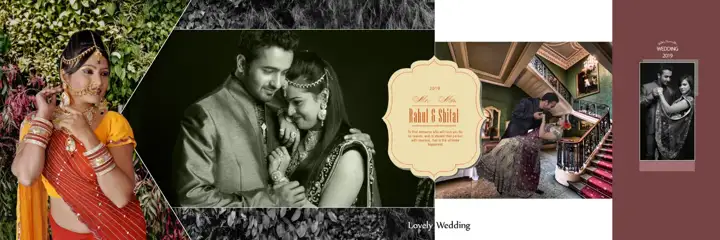 Karizma Wedding Album 12x36 PSD – Vibrant Damask Texture Design