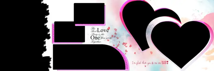 Luxury Gold Frame Wedding Album 12x36 PSD