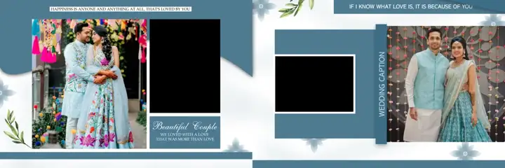 Luxury Kolam Pattern Wedding Album 12x36 PSD