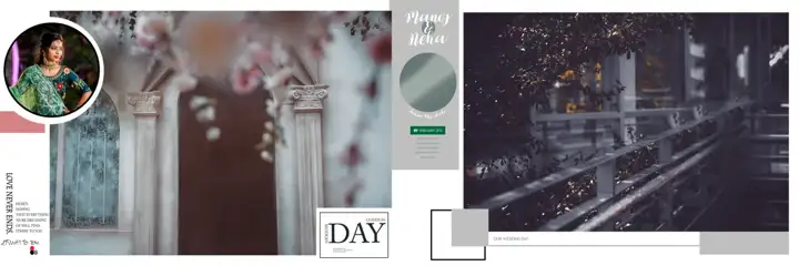 Minimal Wedding Album 12x36 PSD – Lace Ornaments