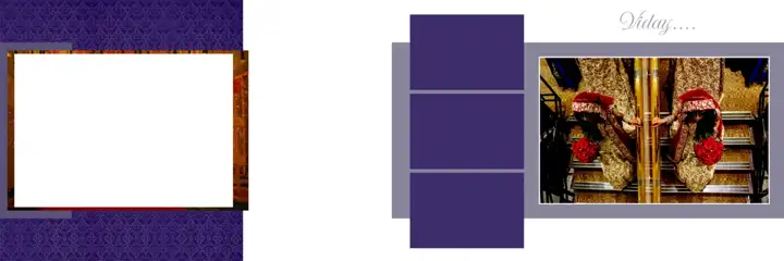 Modern Brush Strokes Wedding Album 12x36 PSD