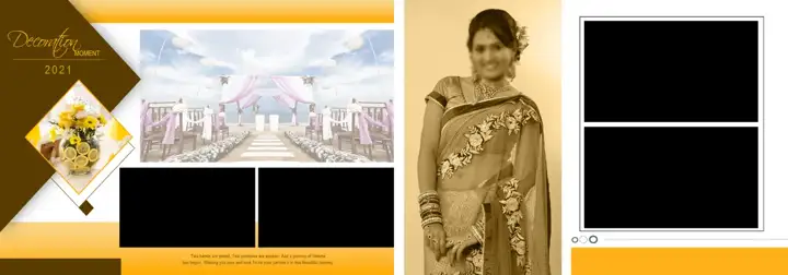 Modern Wedding Album 12x36 PSD for Karizma – Brush Strokes