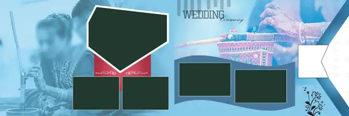 Modern Wedding Album 12x36 PSD – Glitter Accents