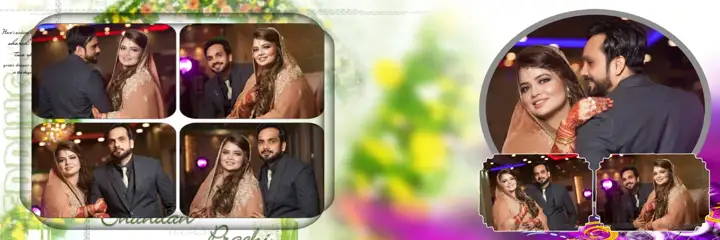 Muslim Wedding Album 12x36 PSD – Artistic Royal Arch Design