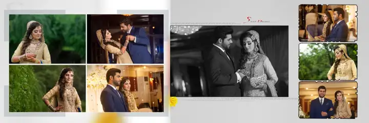 Muslim Wedding Album 12x36 PSD – Stylish Temple Motif Design