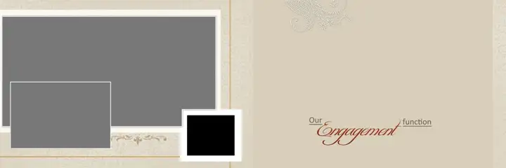 Ornate Wedding Album 12x36 PSD for Engagement – Lotus Design