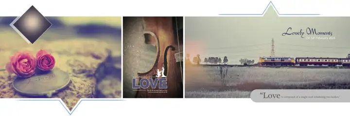 Pre-Wedding Album Background PSD in Bright Watercolour Splash Style