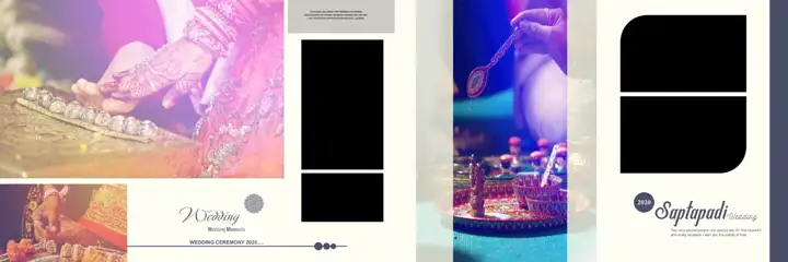 Premium Karizma Wedding Album 12x36 PSD with Bokeh Lights