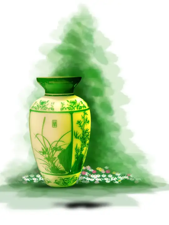 Premium Studio Background 6x8 PSD – Temple Motif