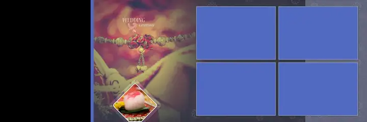 Premium Wedding Album 12x36 PSD – Damask Texture