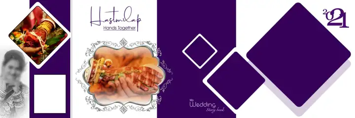 Puberty Ceremony Wedding Album 12x36 PSD – Fresh Lace Ornaments Design