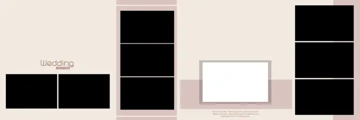 Regal Indian Wedding Album 12x36 PSD with Brush Strokes