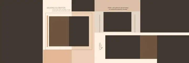 Regal Wedding Album 12x36 PSD for Karizma – Gold Frame