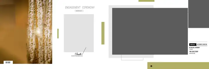 Regal Wedding Album 12x36 PSD – Gold Frame