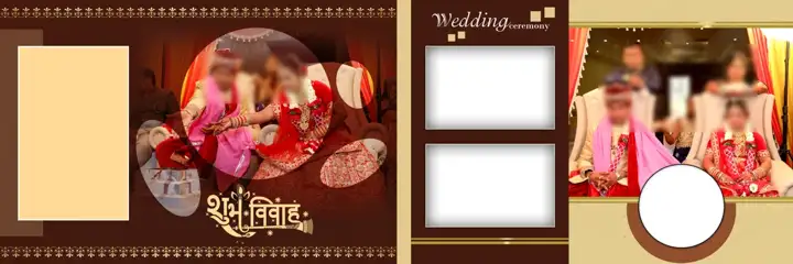 Soft Pastel Wedding Album 12x36 PSD for Karizma – Rose Petals