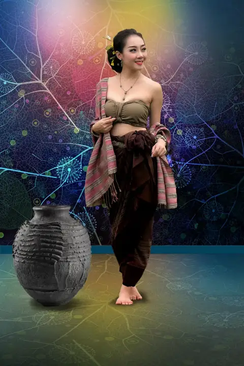 Studio Background PSD in Fresh Lotus Design Style