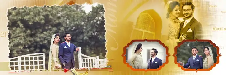 Stylish Album 12x36 PSD for Muslim Wedding – Brush Strokes