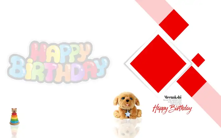 Stylish Bokeh Lights Birthday & Baby Album 15x24 PSD