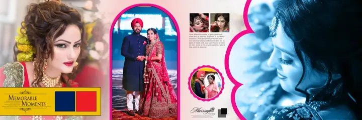 Stylish Wedding Album 12x36 PSD – Kolam Pattern