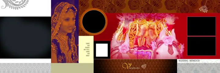 Stylish Wedding Album 12x36 PSD – Lotus Design