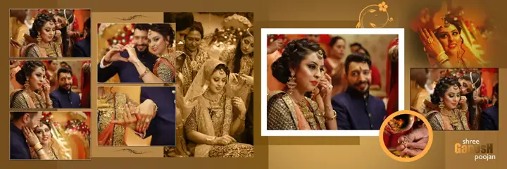 Timeless Album 12x36 PSD for Muslim Wedding – Pastel Clouds