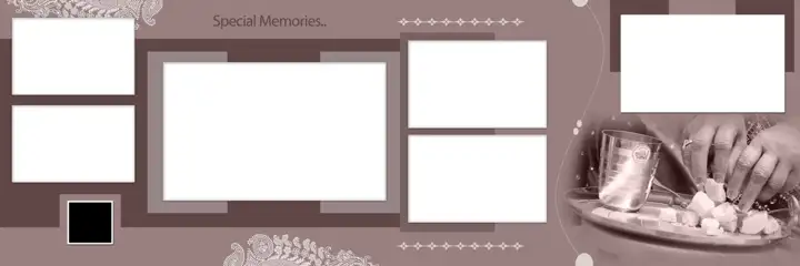 Timeless Wedding Album 12x36 PSD – Lace Ornaments