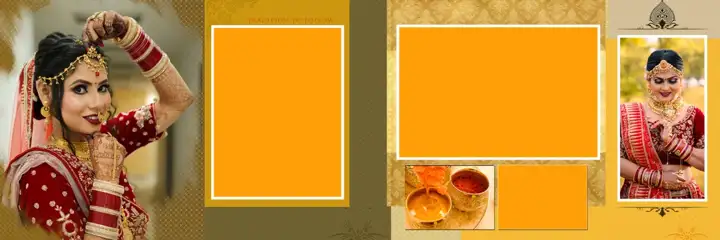 Traditional Album 12x36 PSD for Indian Wedding – Silk Texture