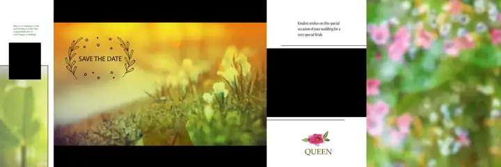 Traditional Album Background 12x36 PSD for Wedding – Peacock Art