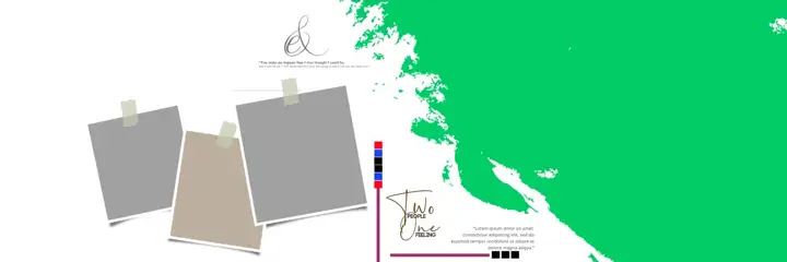 Traditional & Elegant Wedding Album 12x36 PSD with Vintage Frame