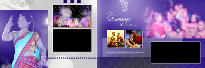Traditional Wedding Album 12x36 PSD – Kolam Pattern