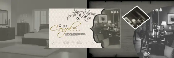 Vibrant Album Background 12x36 PSD for Wedding – Vintage Frame