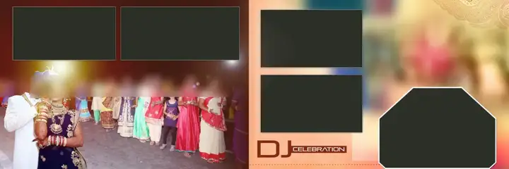 Vibrant Indian Wedding Album 12x36 PSD with Glitter Accents