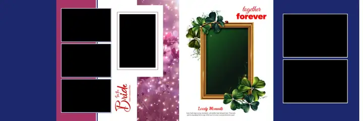Vibrant Wedding Album 12x36 PSD – Lotus Design