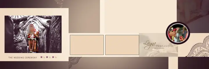 Wedding Album 12x36 PSD – Cinematic Lace Ornaments Design