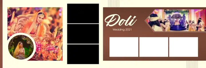 Wedding Album 12x36 PSD – Classic Damask Texture Design