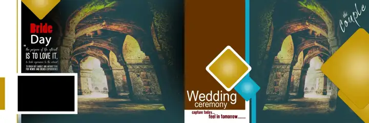 Wedding Album 12x36 PSD – Classic Lace Ornaments Design