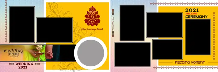 Wedding Album 12x36 PSD – Dreamy Lotus Design