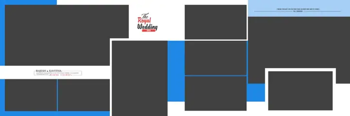 Wedding Album 12x36 PSD – Dreamy Paisley Pattern Design