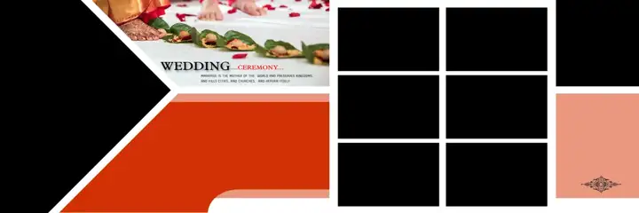 Wedding Album 12x36 PSD – Elegant Bokeh Lights Design