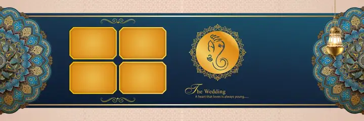 Wedding Album 12x36 PSD – Fresh Paisley Pattern Design
