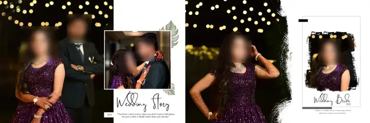 Wedding Album 12x36 PSD – Golden Lotus Design