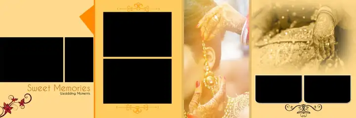 Wedding Album 12x36 PSD – Grand Geometric Lines Design
