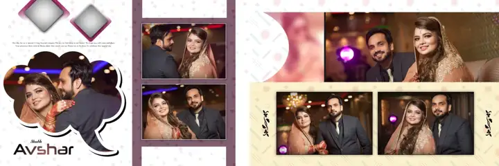 Wedding Album 12x36 PSD – Luxury Bokeh Lights Design