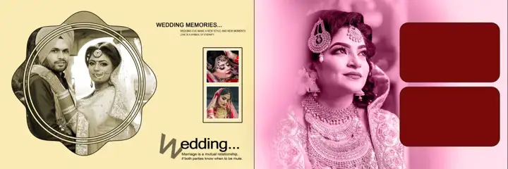 Wedding Album 12x36 PSD – Luxury Kolam Pattern Design