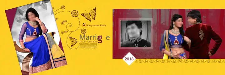 Wedding Album 12x36 PSD – Luxury Vintage Frame Design